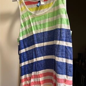H&M Multicolor Striped Tank Top
